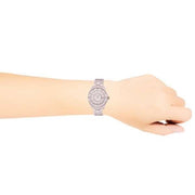 Coach Preston Pink Dial Pink Steel Strap Watch for Women - 14503463