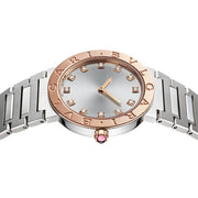 Bvlgari Bvlgari Bvlgari Lady Diamonds Silver Dial Silver Steel Strap Watch for Women - BVLGARI103577
