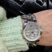 Michael Kors Runway Twist Silver Dial Silver Steel Strap Watch for Women - MK3149
