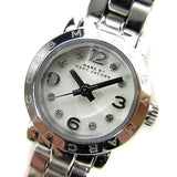 Marc Jacobs Amy Dinky White Dial Silver Steel Strap Watch for Women - MBM3225