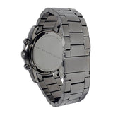Marc Jacobs Larry Chronograph Black Dial Grey Steel Strap Watch for Men - MBM5051