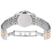 Movado Museum Classic Mother of Pearl White Dial Two Tone Steel Strap Watch for Women - 0607077