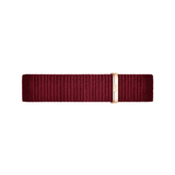 Daniel Wellington Roselyn 3A Petite White Dial Red NATO Strap Watch For Women - DW00100293