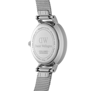 Daniel Wellington Classic Petite Sterling White Dial Silver Mesh Bracelet Watch for Women - DW00100442
