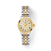 Tissot Classic Dream Lady Gold Dial Two Tone Steel Strap Watch For Women - T129.210.22.263.00