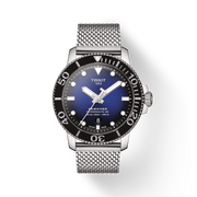 Tissot Seastar 1000 Powermatic 80 Blue Dial SIlver Mesh Bracelet Watch For Men - T120.407.11.041.02