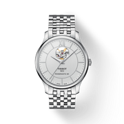 Tissot Tradition Powermatic 80 Open Heart Automatic Watch For Men - T063.907.11.038.00