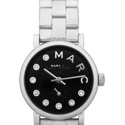 Marc Jacobs Blade Black Dial Silver Steel Strap Watch for Women - MBM8672