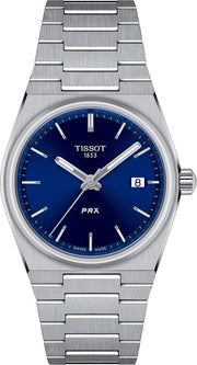 Tissot PRX Blue Dial Silver Steel Strap Watch For Women - T137.210.11.041.00