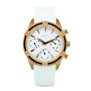 Guess Catalina White Dial White Silicon Strap Watch For Women - W0562L1