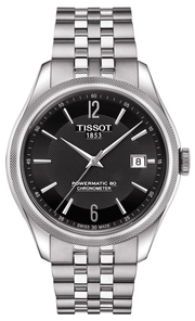 Tissot Ballade Powermatic 80 Cosc Black Dial Silver Steel Strap Watch For Men - T108.408.11.057.00