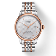 Tissot Le Locle Powermatic 80 Silver Dial Two Tone Steel Strap Watch For Men - T006.407.22.036.01