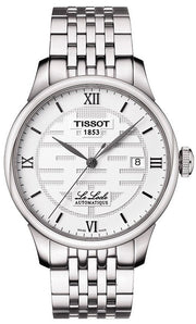 Tissot Le Locle Double Happiness Automatic Silver Dial Silver Steel Strap Watch For Men - T41.1.833.50