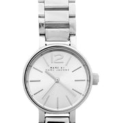 Marc Jacobs Peggy Silver Dial Silver Steel Strap Watch for Women - MBM3404