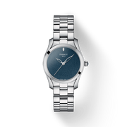 Tissot T Wave Donna Blue Dial Silver Steel Strap Watch For Women - T112.210.11.041.00