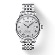 Tissot Le Locle Powermatic 80 Silver Dal Silver Steel Strap Watch For Men - T006.407.11.033.00