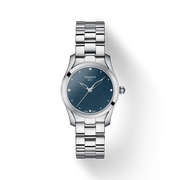 Tissot T Wave II Blue Dial Silver Steel Strap Watch For Women - T112.210.11.046.00