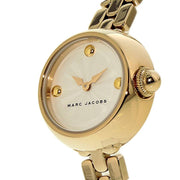 Marc Jacobs Courtney White Dial Gold Steel Strap Watch for Women - MJ3457