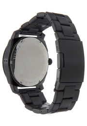Fossil Machine Chronograph Black Dial Black Steel Strap Watch for Men - FS4552