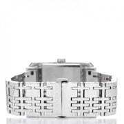Burberry Heritage Diamond White Dial Silver Stainless Steel Strap Watch for Women - BU1583