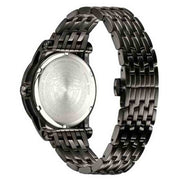 Versace Palazzo Empire Quartz Black Dial Black Steel Strap Watch For Men - VEDB00518