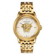 Versace Palazzo Empire White Dial Gold Steel Strap Watch for Men - VERD00318