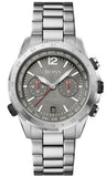 Hugo Boss Nomad Chronograph Grey Dial Silver Steel Strap Watch for Men - 1513774