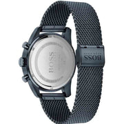 Hugo Boss Skymaster Chronograph Blue Dial Blue Mesh Bracelet Watch for Men - 1513836