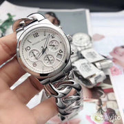 Michael Kors Runway Twist Silver Dial Silver Steel Strap Watch for Women - MK3149