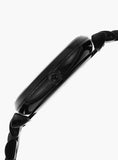 Emporio Armani Gianni T Bar Black Dial Black Steel Strap Watch For Women - AR11245