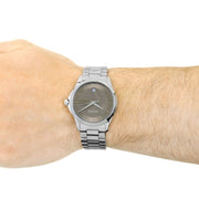 Gucci G Timeless Brown Dial Silver Steel Strap Watch For Men - YA126445
