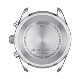 Tissot PR 100 Chronograph Blue Dial Silver Mesh Bracelet Watch for Men - T101.417.11.041.00