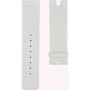 Calvin Klein Glam Transparent Dial White Leather Strap Watch for Women - K9423101