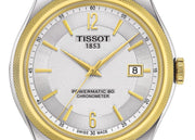 Tissot Ballade Powermatic 80 Chronometer Silver Dial Two Tone Steel Strap Watch For Men - T108.408.22.037.00