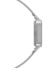 Daniel Wellington Quadro Studio White Dial Silver Mesh Bracelet Watch For Women - DW00100521