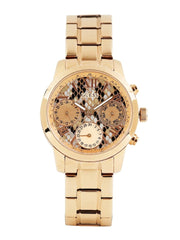 Guess Mini Sunrise Quartz Rose Gold Dial Rose Gold Steel Strap Watch For Women - W0448L9