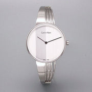 Calvin Klein Drift Silver Dial Silver Steel Strap Watch for Women - K6S2N116