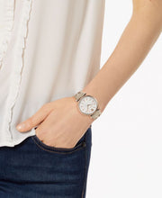 Versace V-Twist White Dial White Leather Strap Watch for Women - VELS00419
