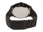 Fossil Machine Chronograph Black Dial Black Steel Strap Watch for Men - FS4552