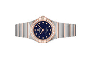 Omega Constellation Quartz Diamonds Blue Dial Two Tone Steel Strap Watch for Women - 131.25.25.60.53.002