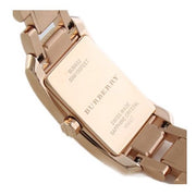 Burberry Heritage Rose Gold Dial Rose Gold Steel Strap Watch For Women - BU9602