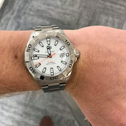 Tag Heuer Aquaracer White Dial Watch for Men - WAY2013.BA0927