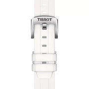 Tissot Seastar 1000 Mother of Pearl White Dial White Rubber Strap Watch for Women - T120.210.17.116.00