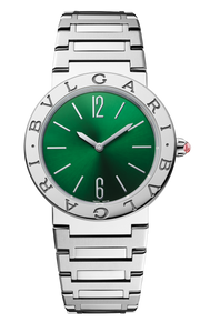 Bvlgari Bvlgari Bvlgari Lady Green Dial Silver Steel Strap Watch for Women - BVLGARI103693