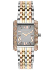 Michael Kors Emery Three-Hand White Dial Two Tone Steel Strap Watch for Women - MK4744
