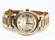 Michael Kors Skylar Gold Dial Gold Steel Strap Watch for Women - MK5867