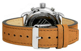 Tommy Hilfiger Briggs Chronograph Blue Dial Brown Leather Strap Watch for Men - 1791424