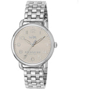 Coach Delancey Classic White Dial Silver Steel Strap Watch for Women - 14502260