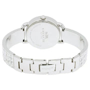 Coach Delancey White Dial Silver Steel Strap Watch for Women - 14502353