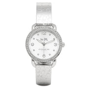 Coach Delancey White Dial Silver Steel Strap Watch for Women - 14502353
